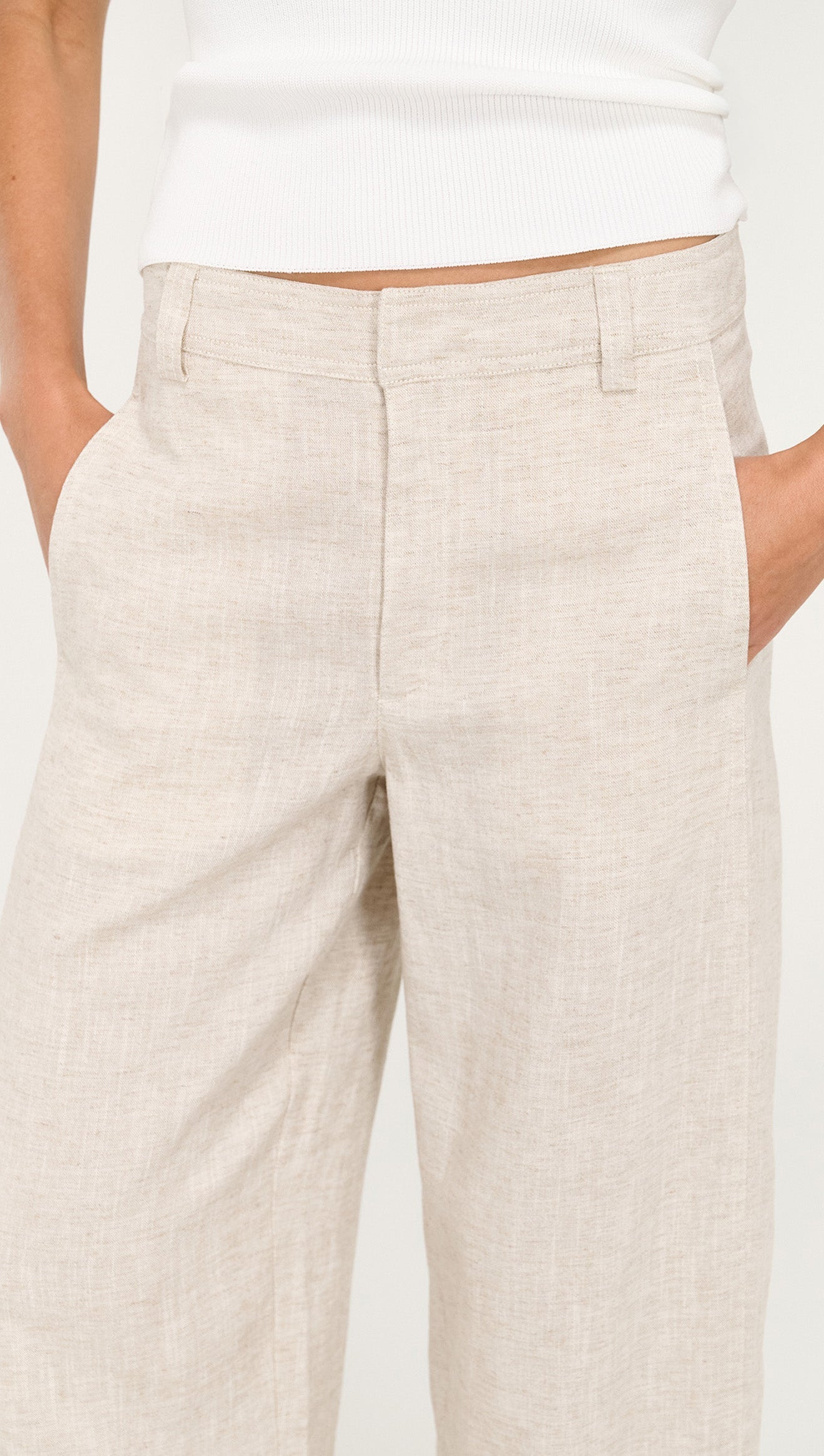 Neve Linen Barrell Leg Pant