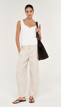Neve Linen Barrell Leg Pant