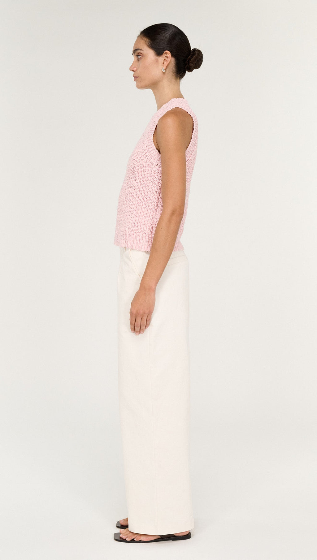 Cove Knit Tank- Pink