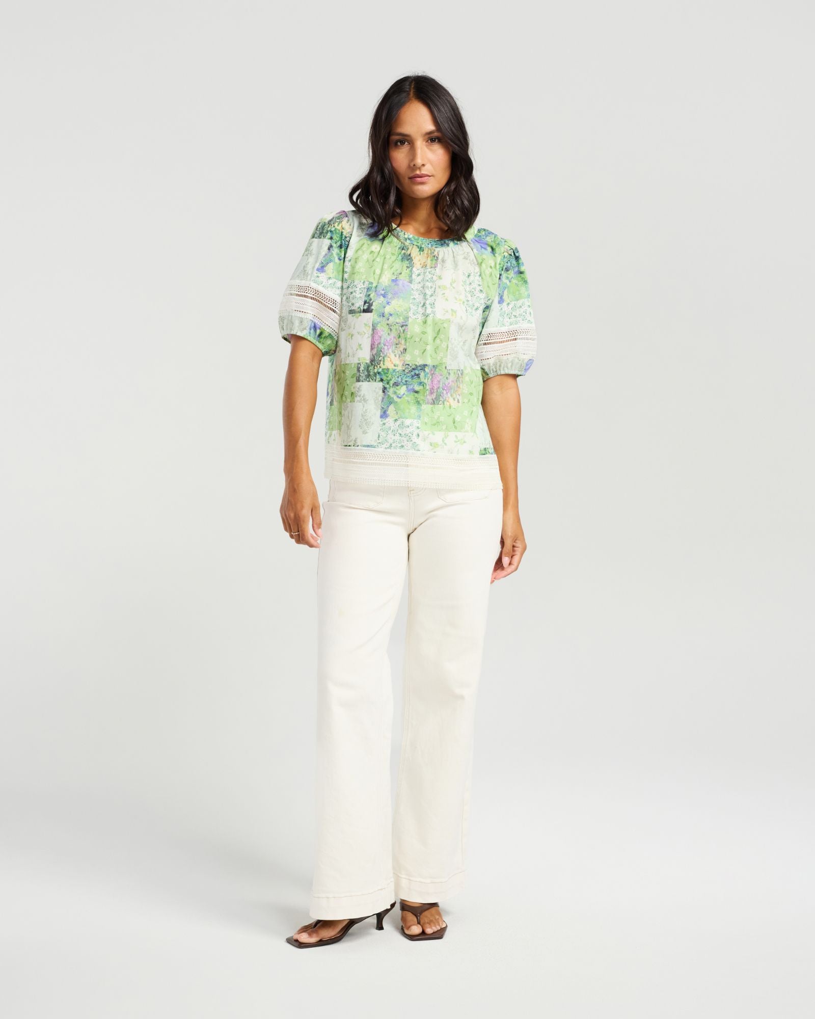 Paige Top-Botanical Patch