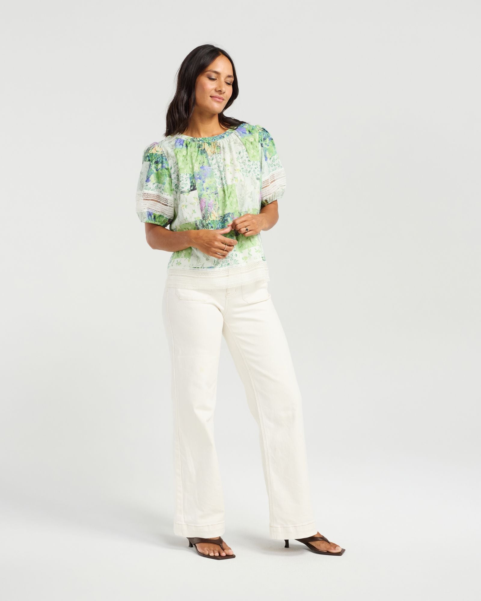 Paige Top-Botanical Patch