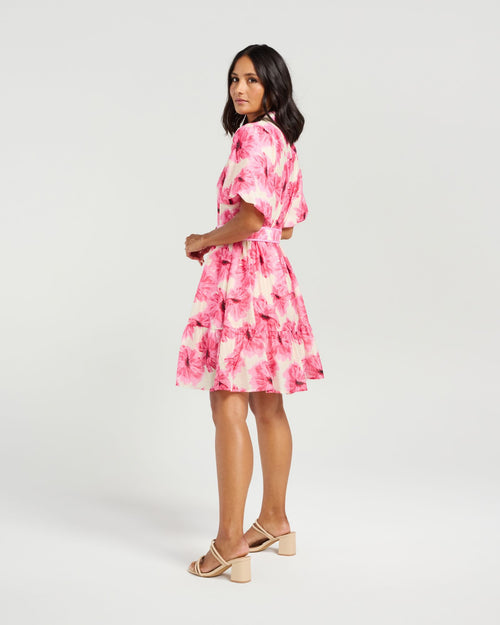 Addie Dress-Pink Bloom