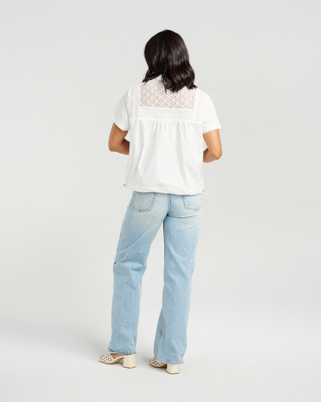 Rosa Shirt-White