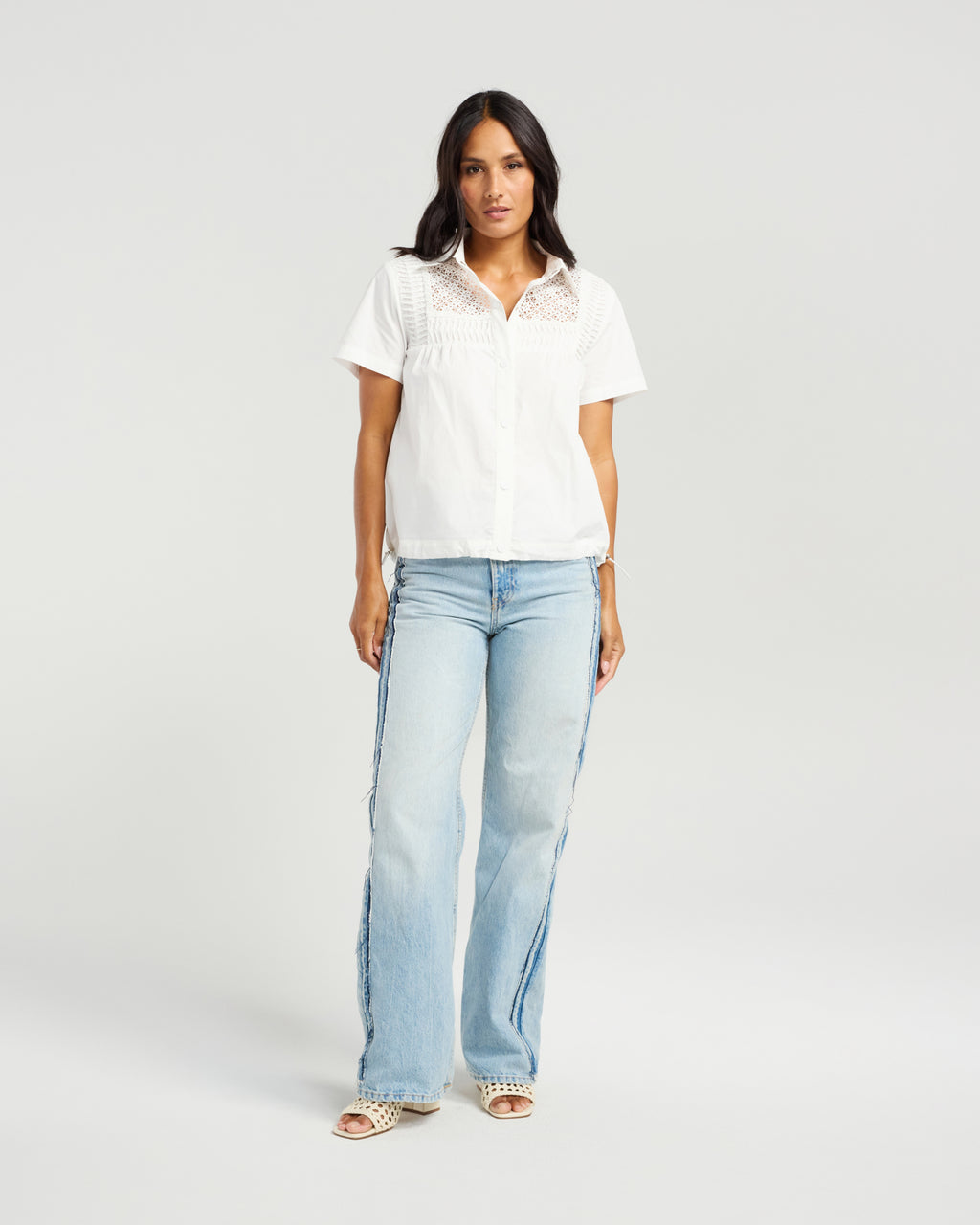 Rosa Shirt-White