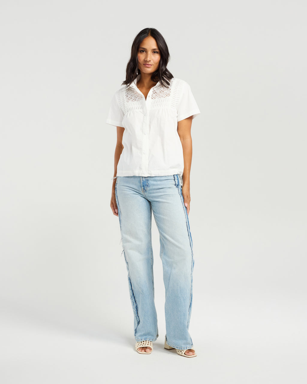 Rosa Shirt-White