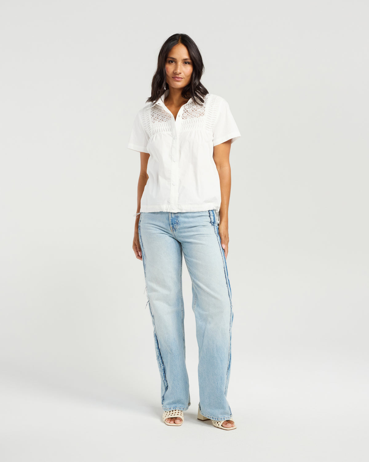 Rosa Shirt-White