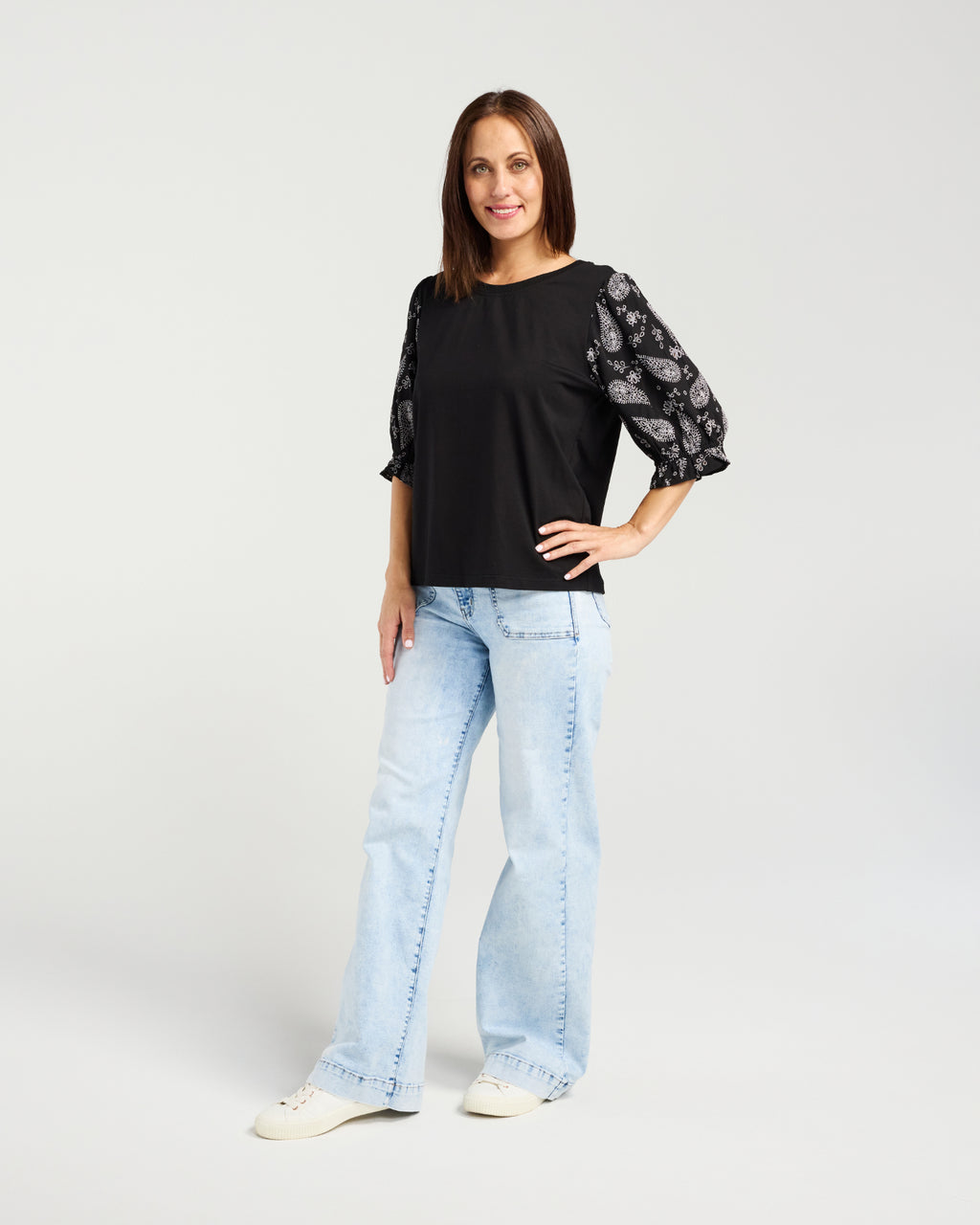 Amber Top-Black