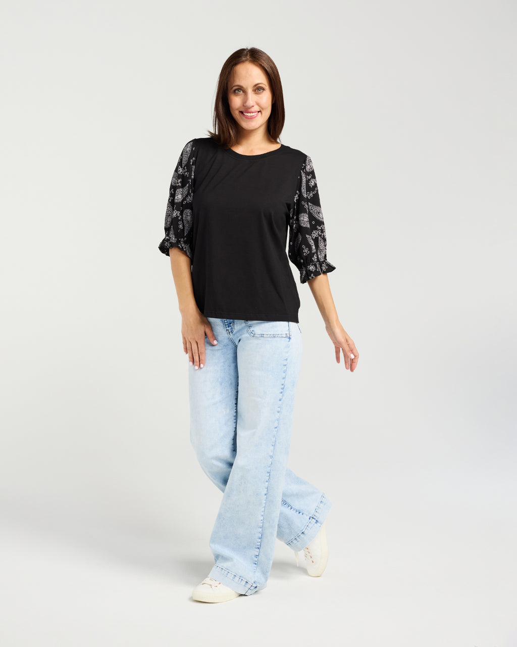 Amber Top-Black
