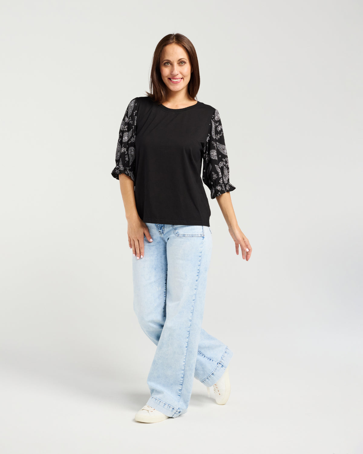 Amber Top-Black