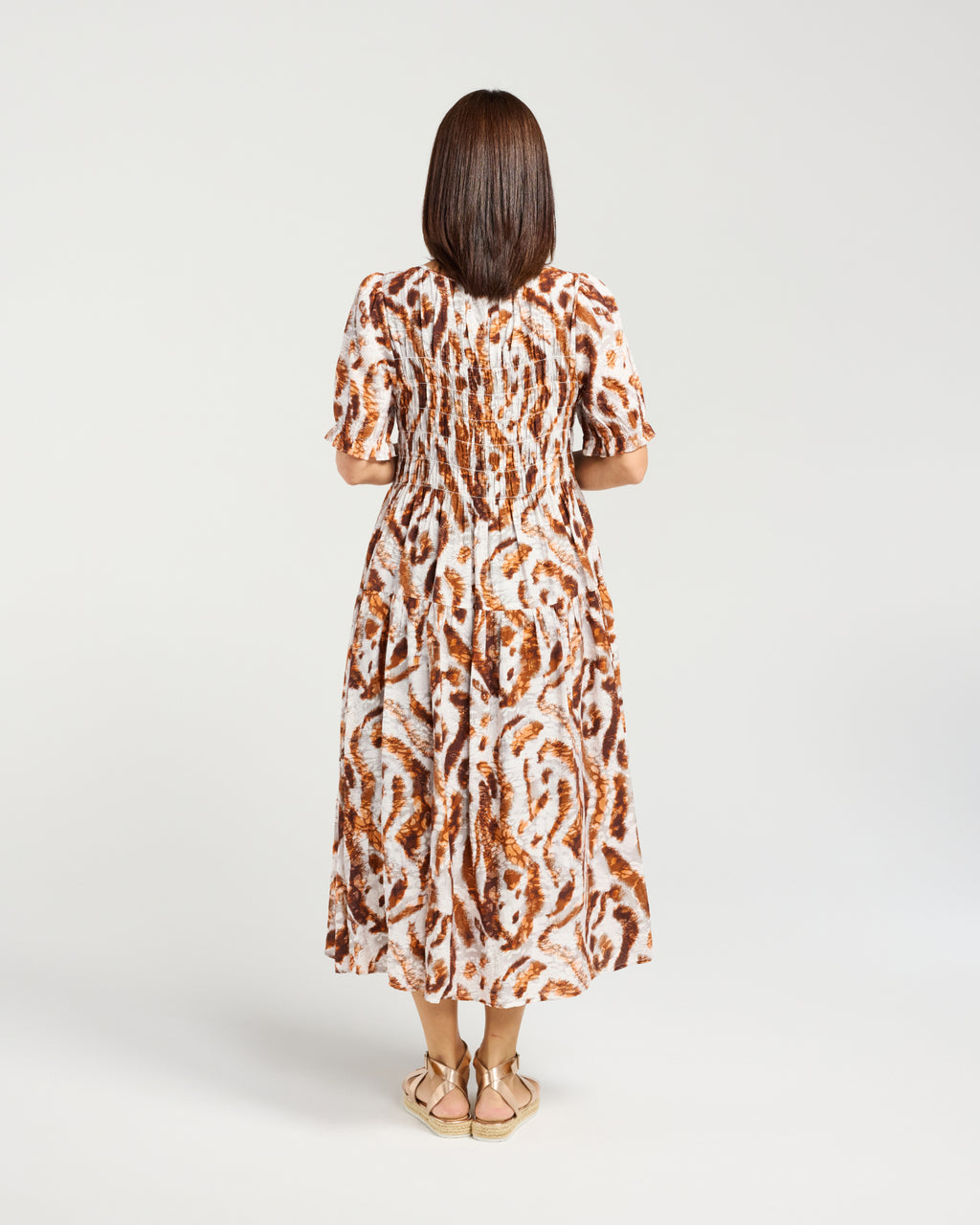 Fallon Dress-Bronze Mist