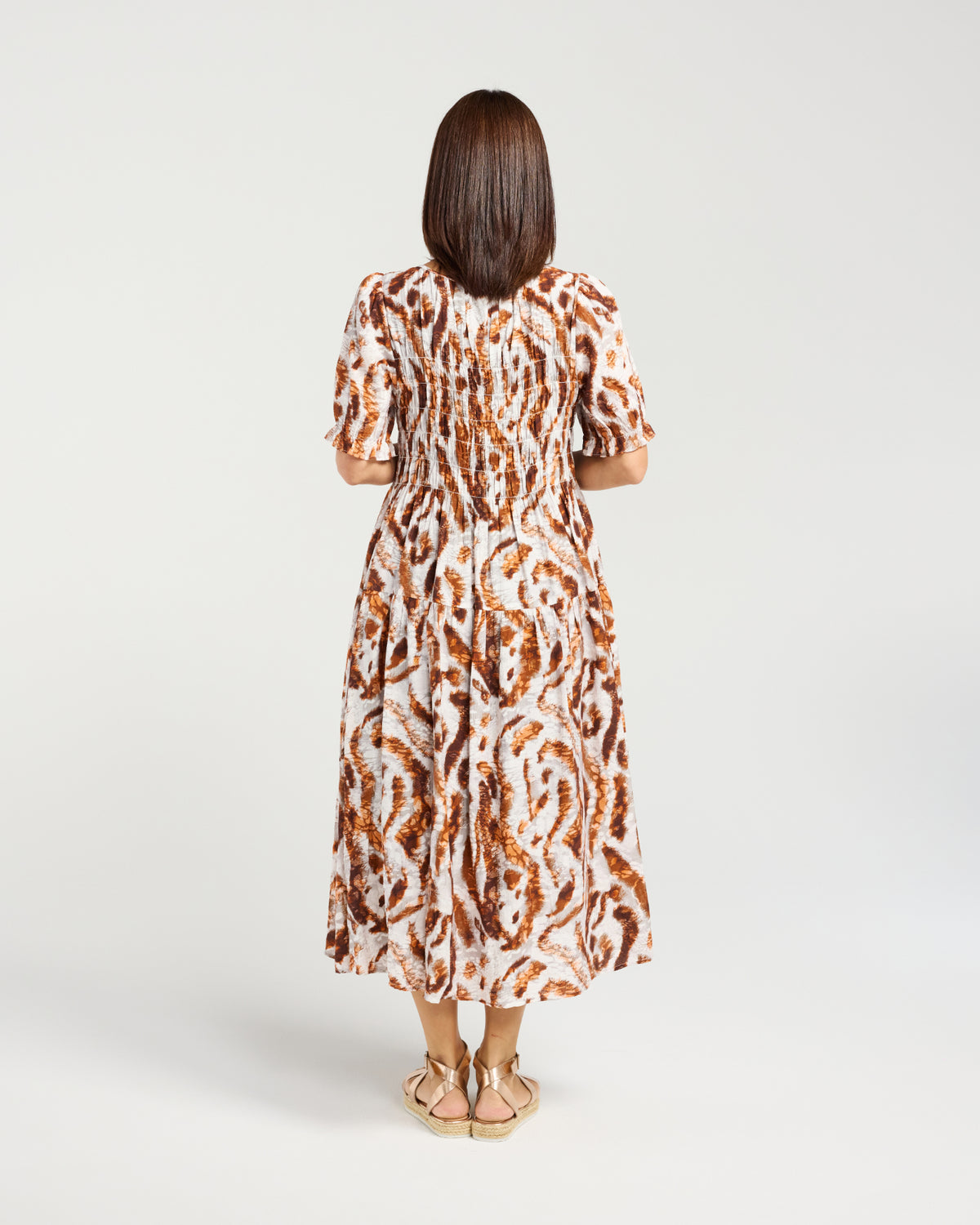 Fallon Dress-Bronze Mist