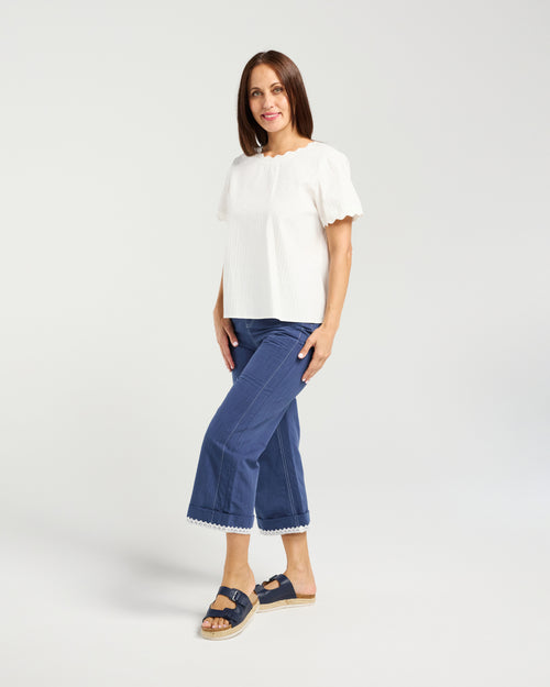Alma Top-White