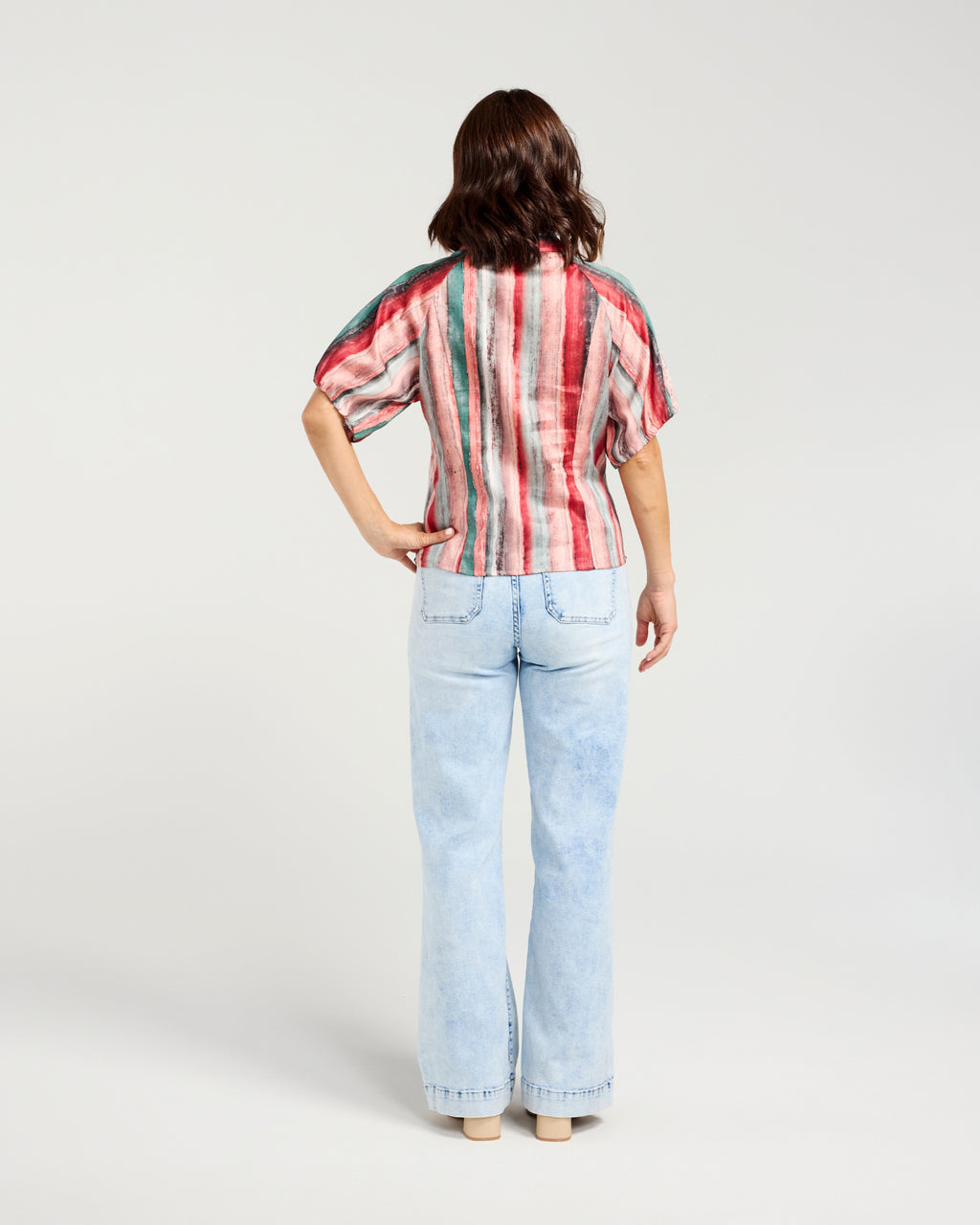 Marie Shirt-Brush Stripe