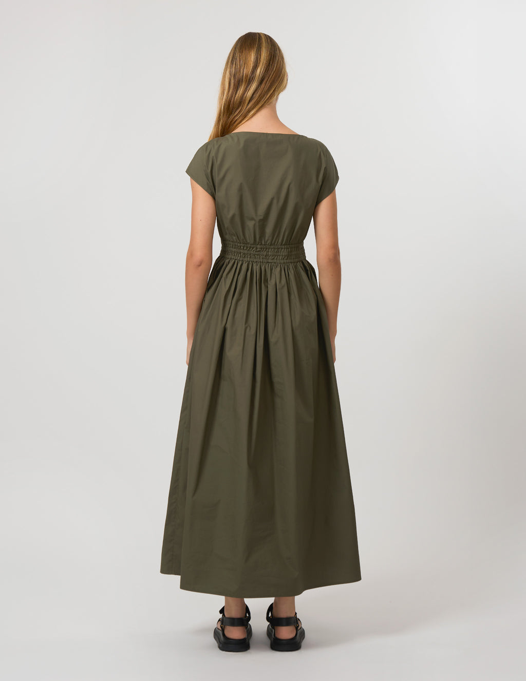 Dion Dress-Khaki