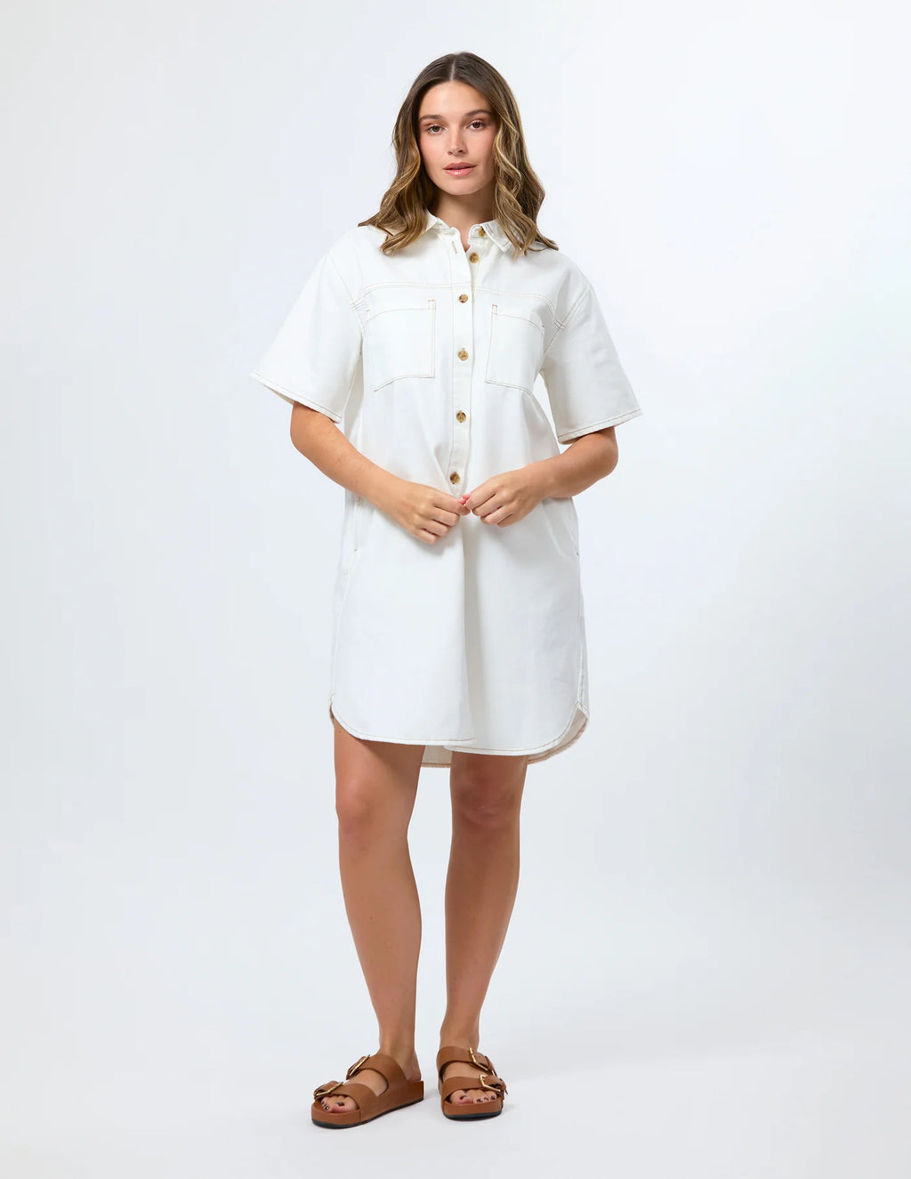 Dawn Dress-Ecru