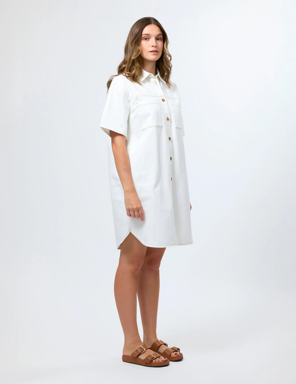Dawn Dress-Ecru