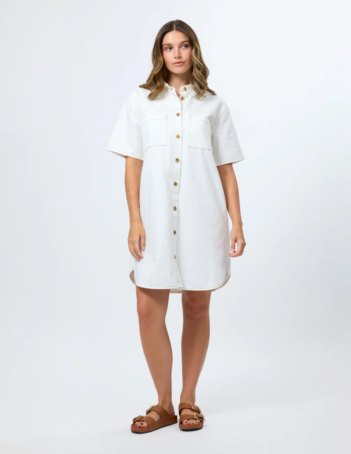 Dawn Dress-Ecru