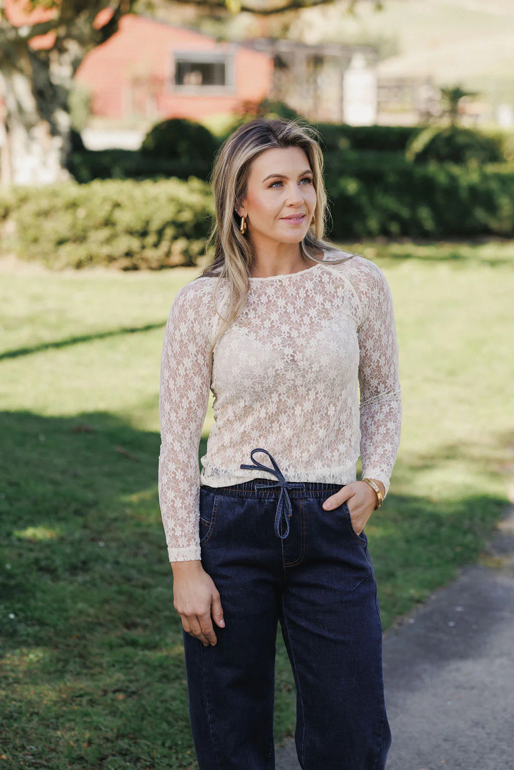 Knox Long Sleeve- Lace
