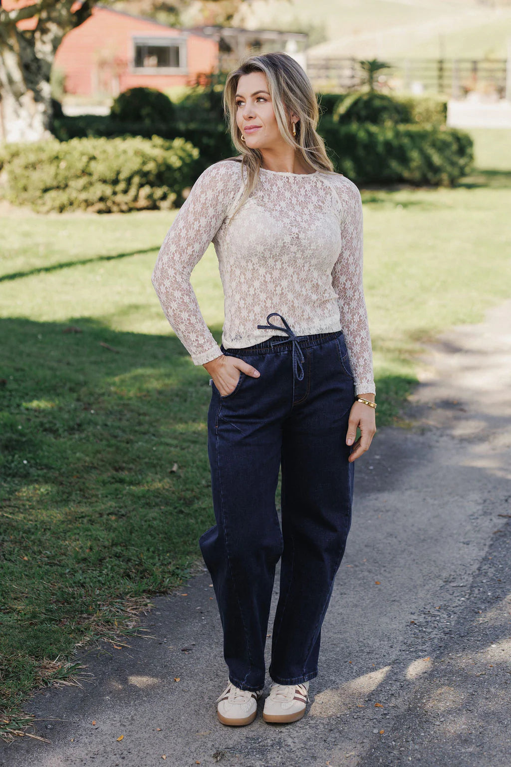 Knox Long Sleeve- Lace
