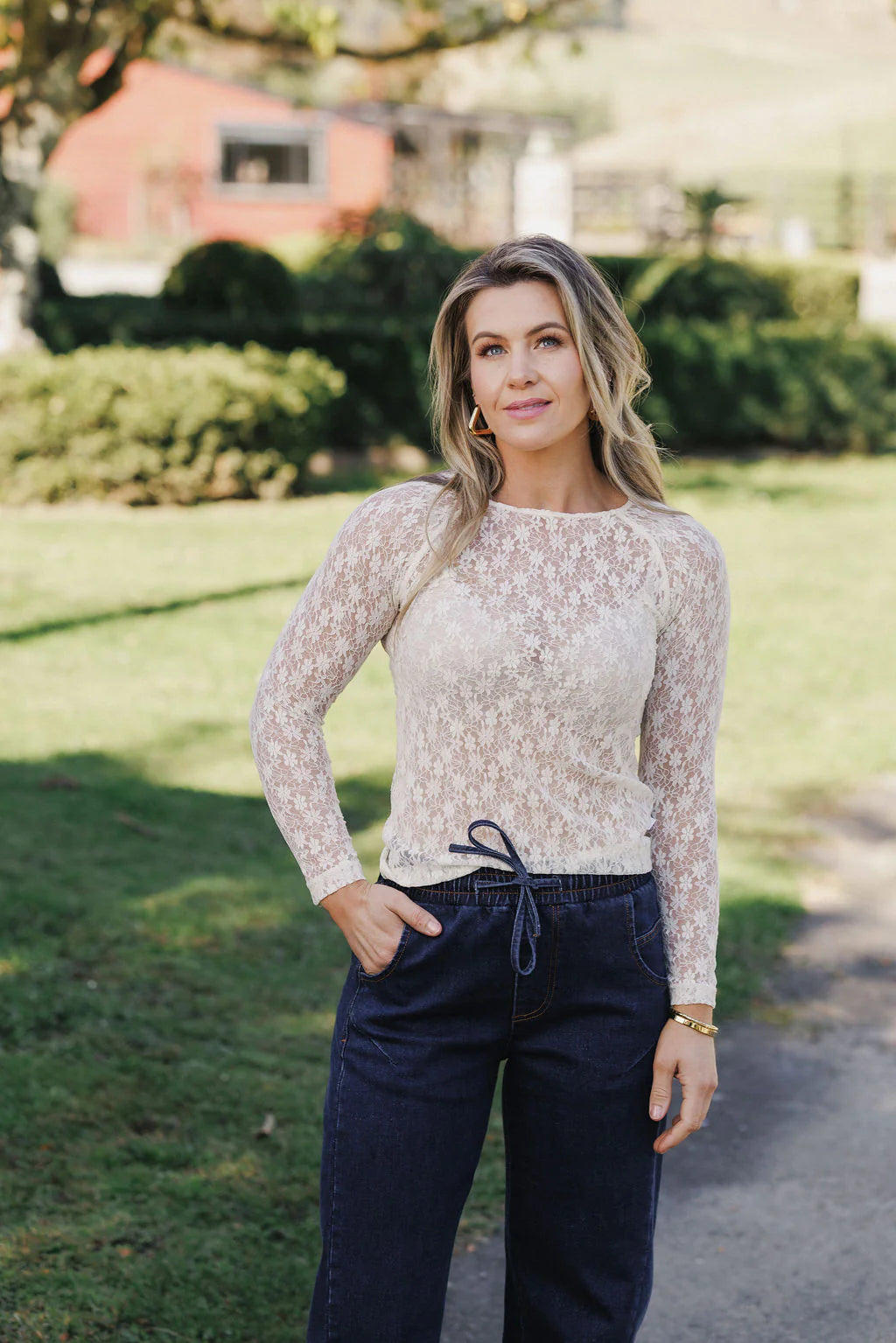 Knox Long Sleeve- Lace
