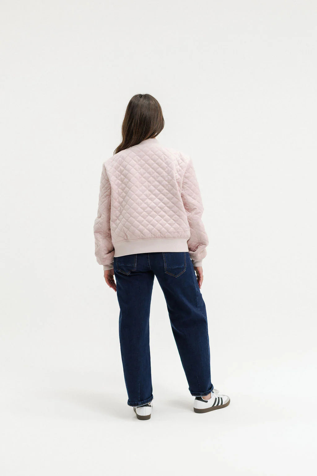 Wyld Bomber- Quilted Rose