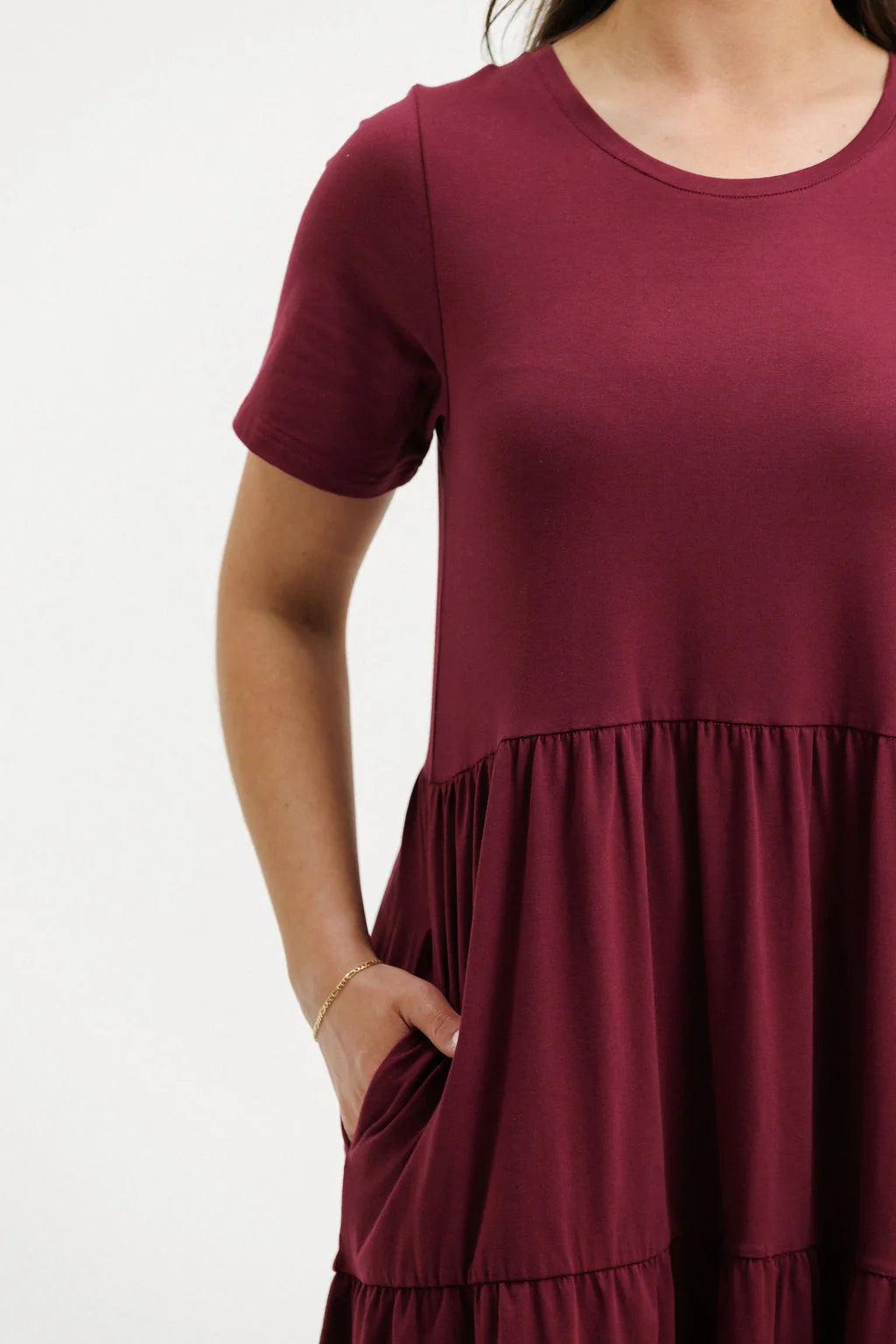 Kendall Dress- Merlot