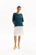 Linen Tee (Deep Sea)