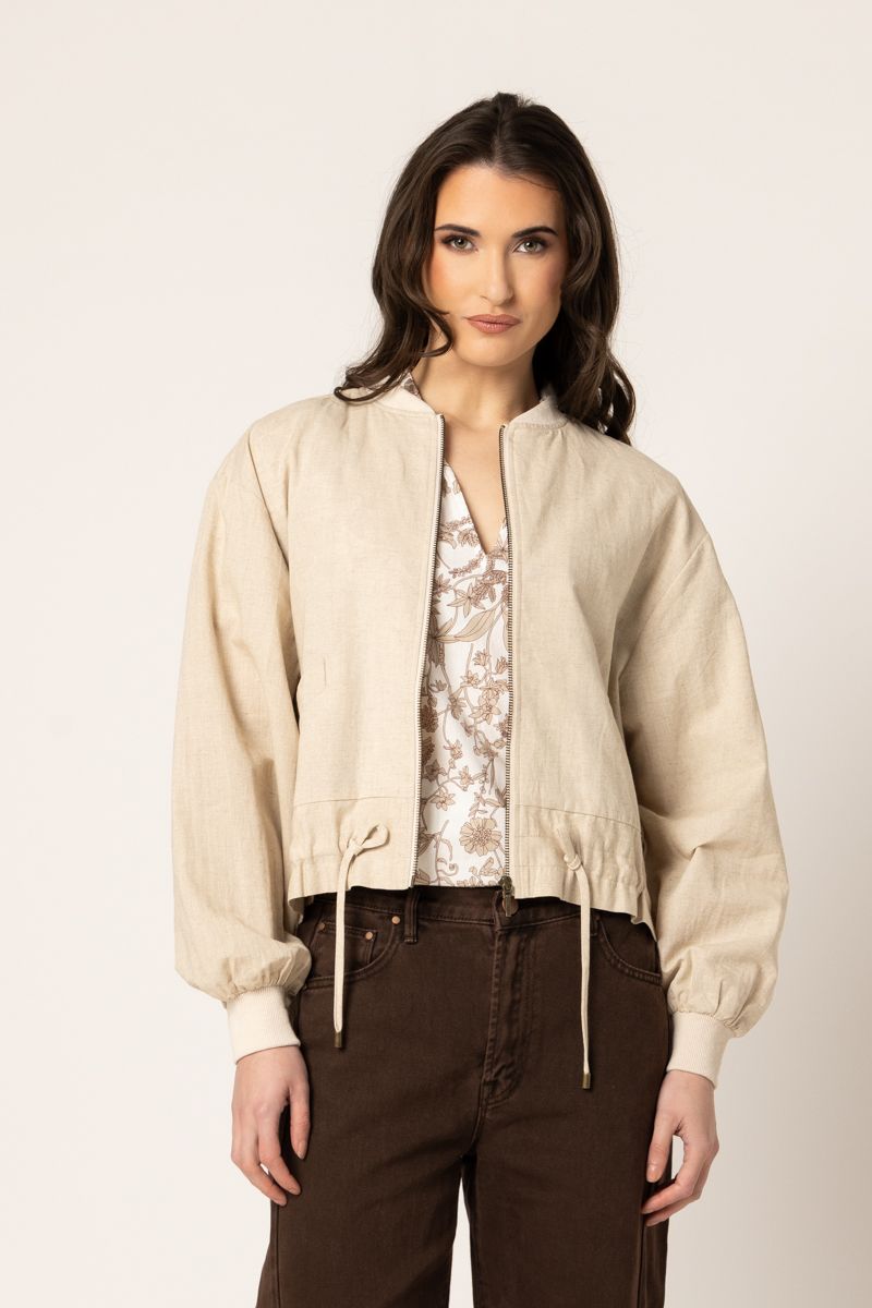 Keen Jacket- Oatmeal Linen