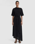 Seren Midi Dress (Black)