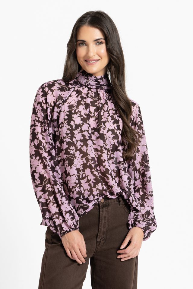 Love Note Blouse - Lilac Whisper