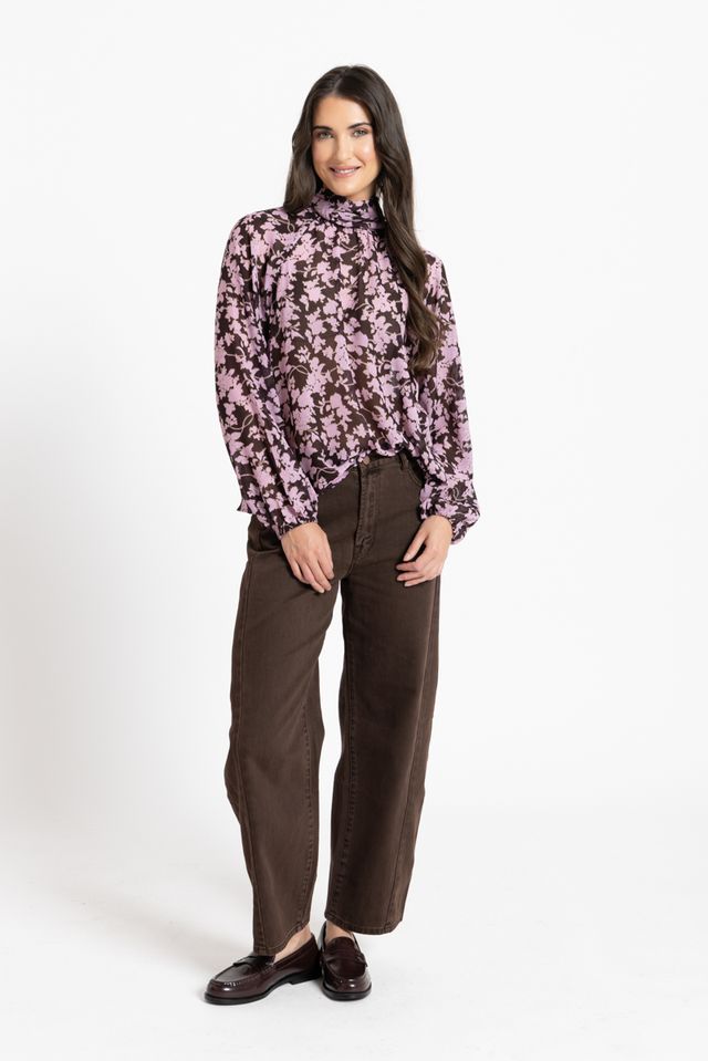 Love Note Blouse - Lilac Whisper