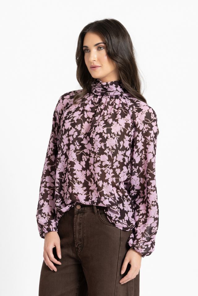 Love Note Blouse - Lilac Whisper