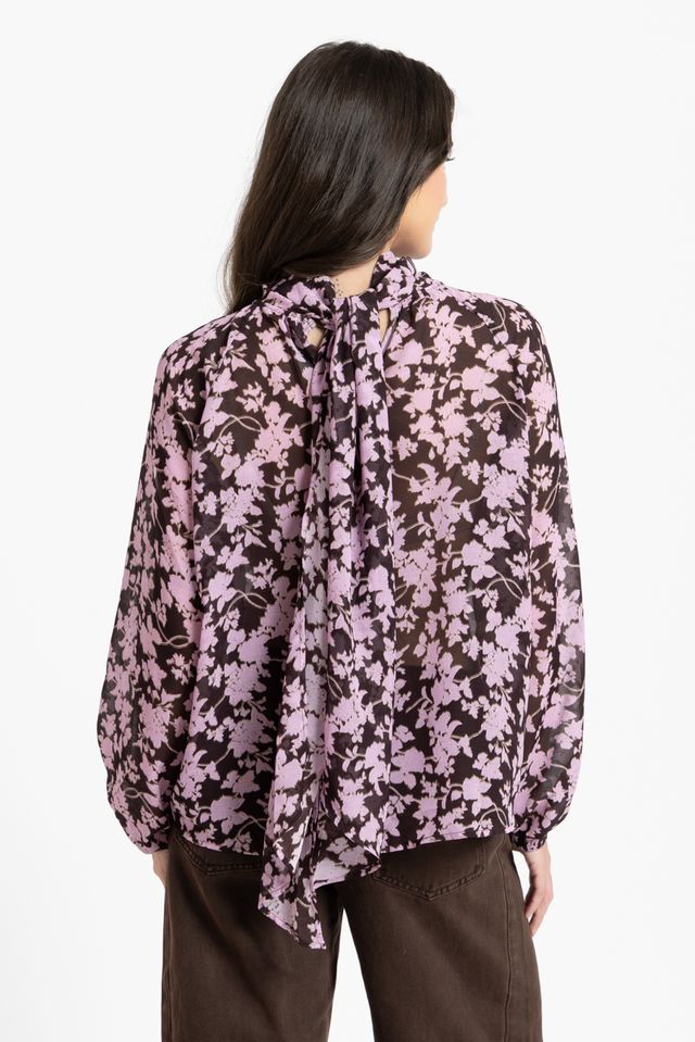 Love Note Blouse - Lilac Whisper