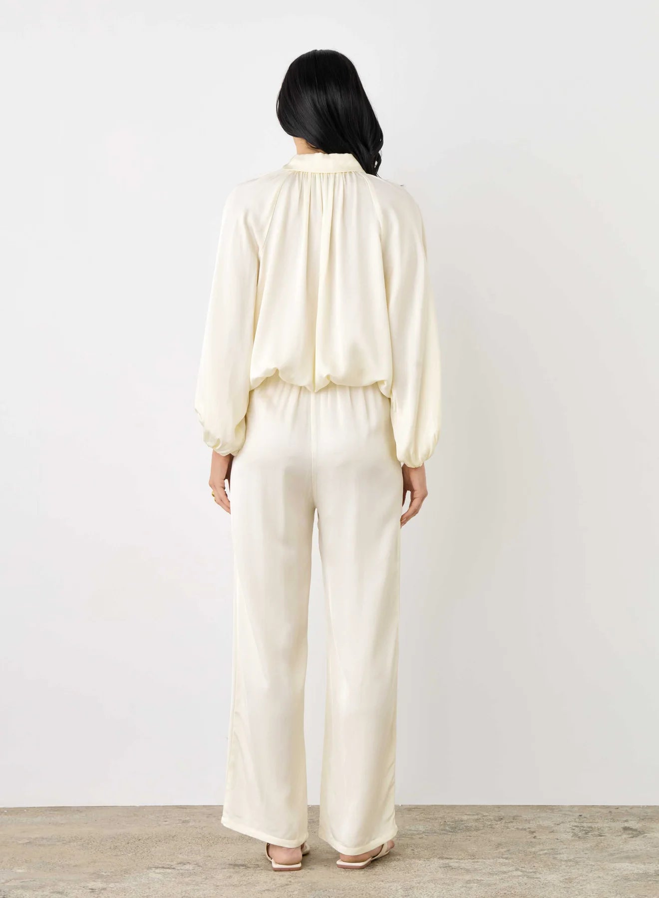 Mercer Bomber Jacket-Ivory
