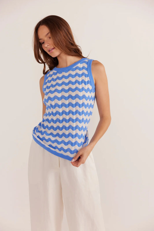 Dina Stripe Knit Tank