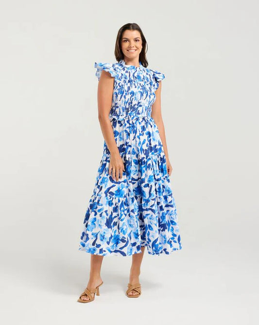 MIA Dress - Blue Floral