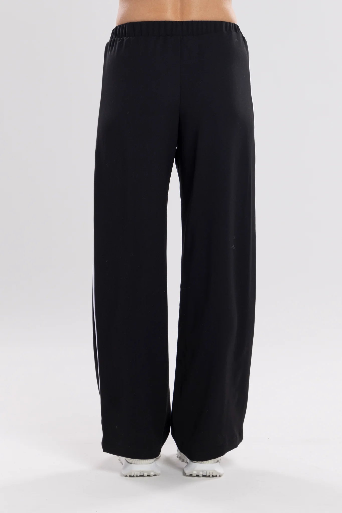 Piped Gin Pant | Black and White
