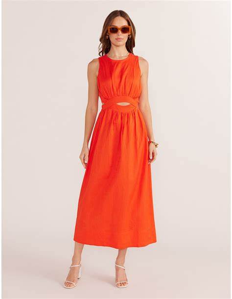 Nerida Cut Out Midi Dress