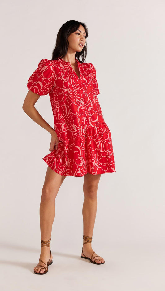 Palermo Mini Dress | Red