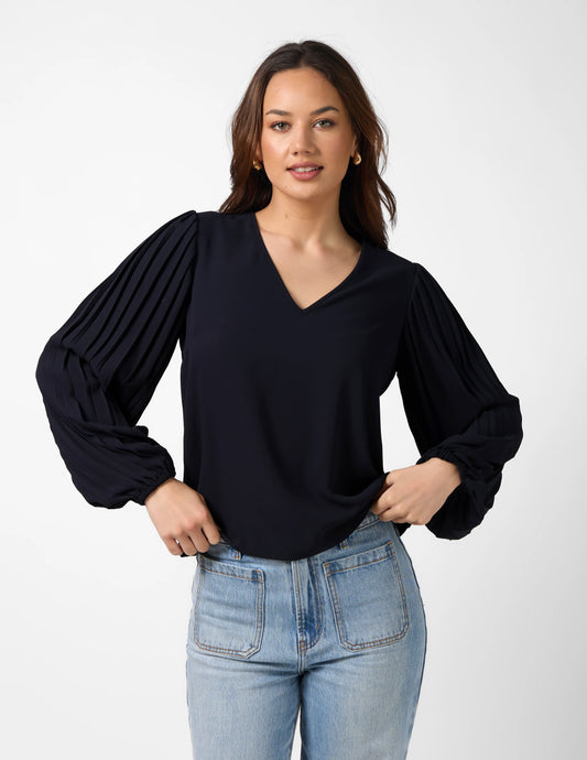 Sabine Blouse - Midnight