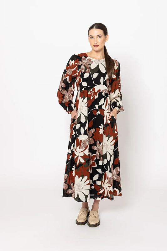 Seeking Lola Anna Bell Dress- Sunny Days