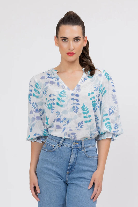 Graceful Top - Ocean Fern