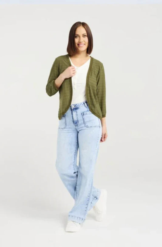 Quinn Cardi - Olive