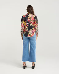 TANGO BLOUSE - Hibiscus Print
