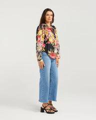 TANGO BLOUSE - Hibiscus Print