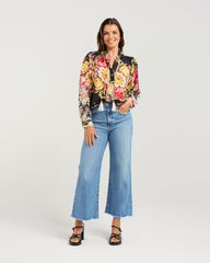 TANGO BLOUSE - Hibiscus Print