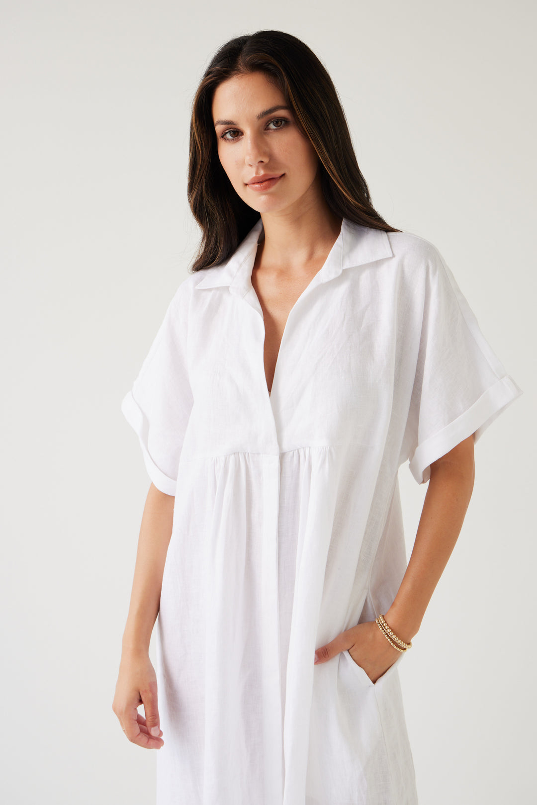 Rally Dress | White