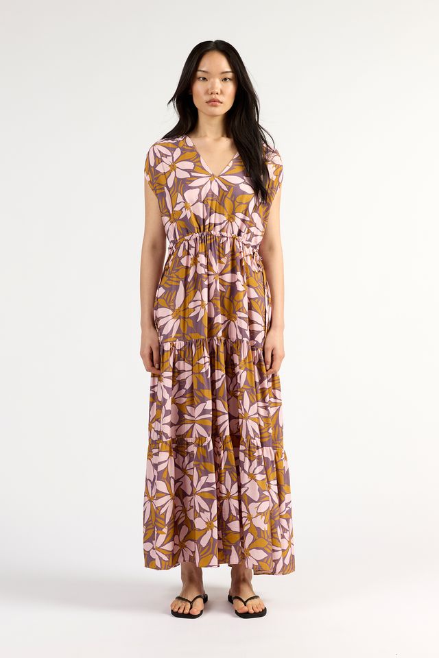 Agni Dress- Amaranth