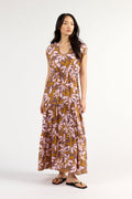 Agni Dress- Amaranth