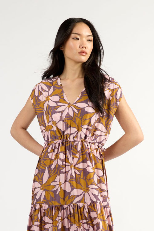 Agni Dress- Amaranth